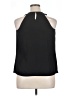 Cartise 100% Polyester Black Sleeveless Blouse Size 10 - photo 2