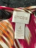 Chico's 100% Polyester Orange Long Sleeve Blouse Size XXL (4) - photo 7