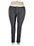 Ashley Blue Solid Gray Dress Pants Size 2X - photo 1