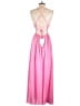 AaKaa 100% Polyester Solid Pink Jumpsuit Size S - photo 2