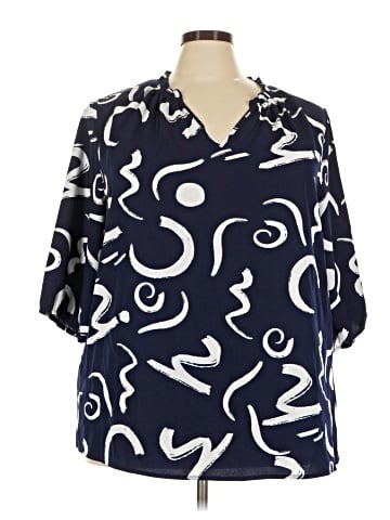 BLOOMCHIC 3/4 Sleeve Blouse (view 1)