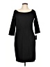 Boston Proper Solid Black Cocktail Dress Size L - photo 1