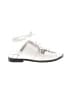 Kelsi Dagger Brooklyn 100% Leather White Sandals Size 6 1/2 - photo 1