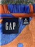 Gap 100% Polyester Tie-dye Blue Cocktail Dress Size M (tall) - photo 7