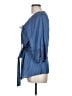 BCBGeneration Blue 3/4 Sleeve Blouse Size L - photo 5