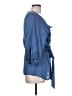 BCBGeneration Blue 3/4 Sleeve Blouse Size L - photo 4