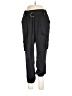 INC International Concepts 100% Polyester Black Cargo Pants Size L (petite) - photo 1