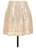 J.Crew Collection 100% Polyester Metallic Ivory Formal Skirt Size 4 - photo 1