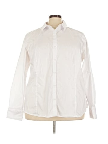 Liz Claiborne Long Sleeve Button-Down Shirt (view 1)