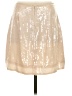 J.Crew Collection 100% Polyester Metallic Ivory Formal Skirt Size 4 - photo 2
