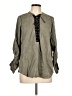 Express Green 3/4 Sleeve Blouse Size L - photo 1