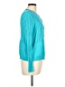 St. John Teal Wool Cardigan Size L - photo 4
