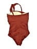 Miraclesuit Solid Brown One Piece Swimsuit Size 12 - photo 2