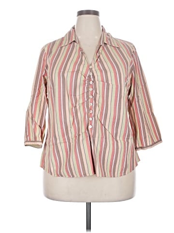 Venezia 3/4 Sleeve Button-Down Shirt (view 1)