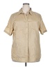 White Stag Tan Short Sleeve Blouse Size 2X - photo 1