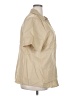 White Stag Tan Short Sleeve Blouse Size 2X - photo 4
