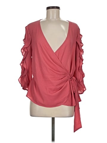 New York & Company 3/4 Sleeve Blouse (view 1)
