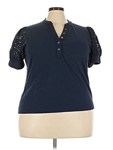 Elie Tahari Short Sleeve Top (view 1)