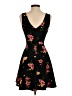 Soprano Floral Black Casual Dress Size XS - photo 2