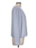 T Tahari 100% Polyester Gray Long Sleeve Blouse Size L - photo 4