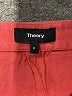 Theory 100% Cotton Solid Red Shorts Size 0 - photo 3