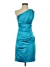 David's Bridal Teal Cocktail Dress Size 2 - photo 1