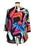Assorted Brands Black 3/4 Sleeve Blouse Size 3X - photo 2