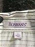 Roaman's Stripes Ivory 3/4 Sleeve Button-Down Shirt Size 22 (1X) - photo 7