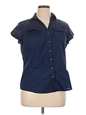 George Sleeveless Button-Down Shirt (view 1)