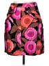 Etcetera 100% Ramie Floral Brown Casual Skirt Size 6 - photo 1