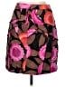 Etcetera 100% Ramie Floral Brown Casual Skirt Size 6 - photo 2