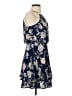 Blue Rain 100% Polyester Floral Blue Cocktail Dress Size XS - photo 4
