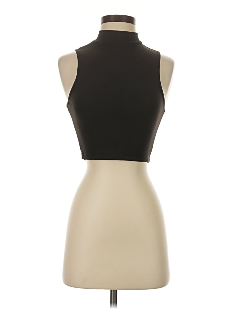 Pre-owned Paragon Tank Top Black Halter Neckline Tops