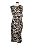 DKNY Animal Print Brown Cocktail Dress Size 12 (petite) - photo 1