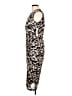 DKNY Animal Print Brown Cocktail Dress Size 12 (petite) - photo 5