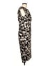 DKNY Animal Print Brown Cocktail Dress Size 12 (petite) - photo 4