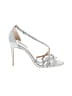 Badgley Mischka Silver Sandals Size 7 1/2 - photo 1