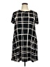 Apt. 9 Plaid Black Casual Dress Size XXL - photo 1