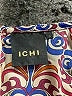 Ichi 100% Polyester Print Orange Casual Dress Size S - photo 7