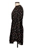 Maison Jules 100% Polyester Print Black Casual Dress Size XS - photo 5