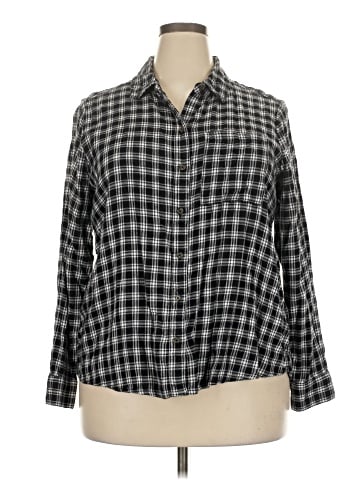 Style&Co Long Sleeve Button-Down Shirt (view 1)