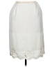 Kasper 100% Polyester Ivory Formal Skirt Size 14 Petite - photo 1