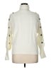 Metric Knits Ivory Turtleneck Sweater Size XL - photo 1