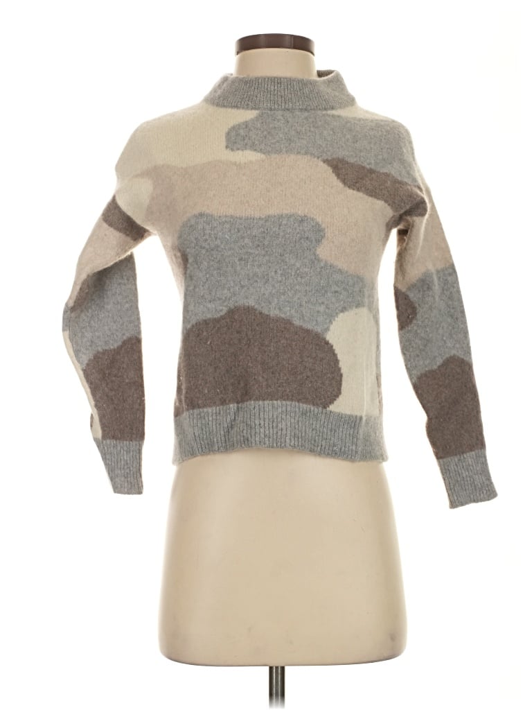 Pre-owned C By Bloomingdale's Cashmere Pullover Sweater In Tan