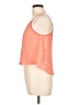 Mine 100% Polyester Orange Sleeveless Blouse Size L - photo 5
