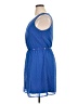 Elle 100% Polyester Solid Blue Casual Dress Size 14 - photo 5
