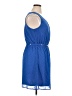 Elle 100% Polyester Solid Blue Casual Dress Size 14 - photo 4