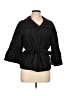 Due Per Due 100% Polyester Black 3/4 Sleeve Blouse Size L - photo 1