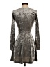 Forever 21 Metallic Silver Cocktail Dress Size S - photo 2
