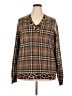 Burberry Plaid Brown Pullover Sweater Size XXL - photo 1